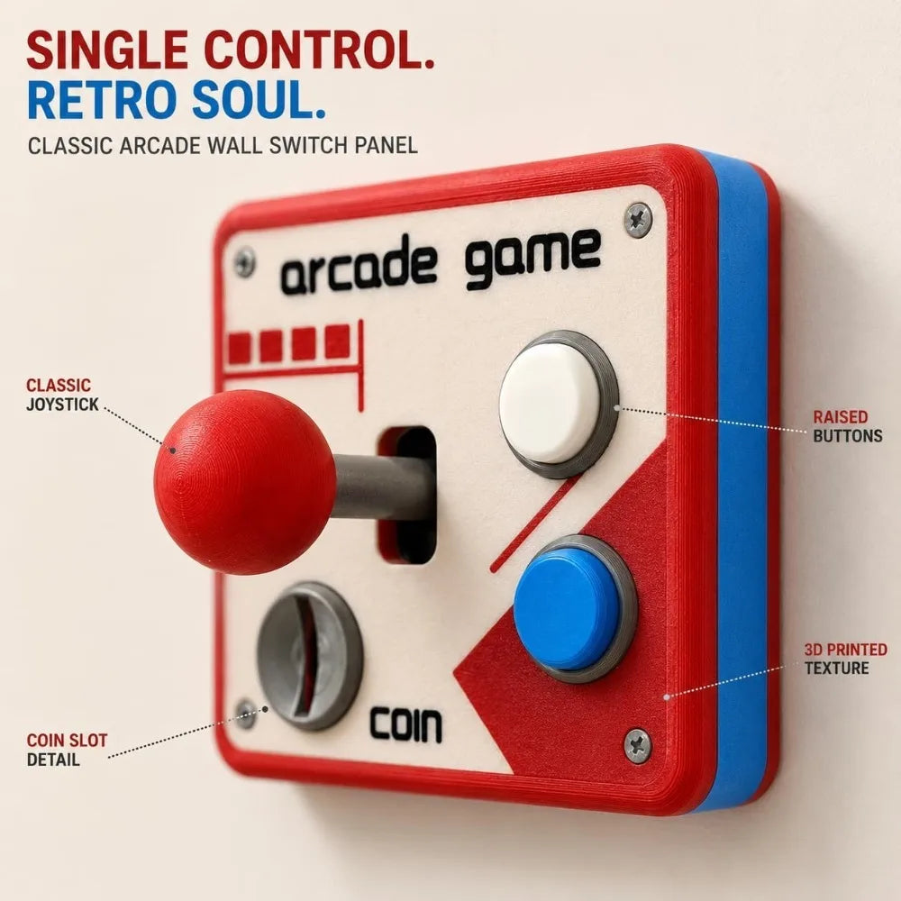 Retro Arcade Joystick Switch – Fine Motor Skills Development