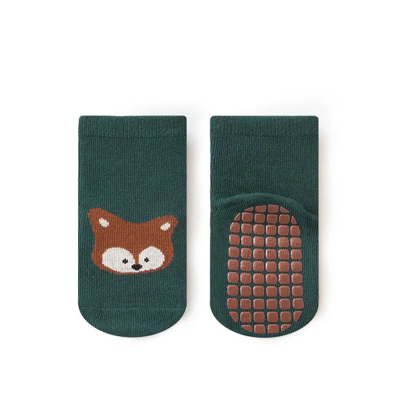Kids Non-Slip Socks Childrens Boys Girls Floor Socks (6 Pairs) beunik