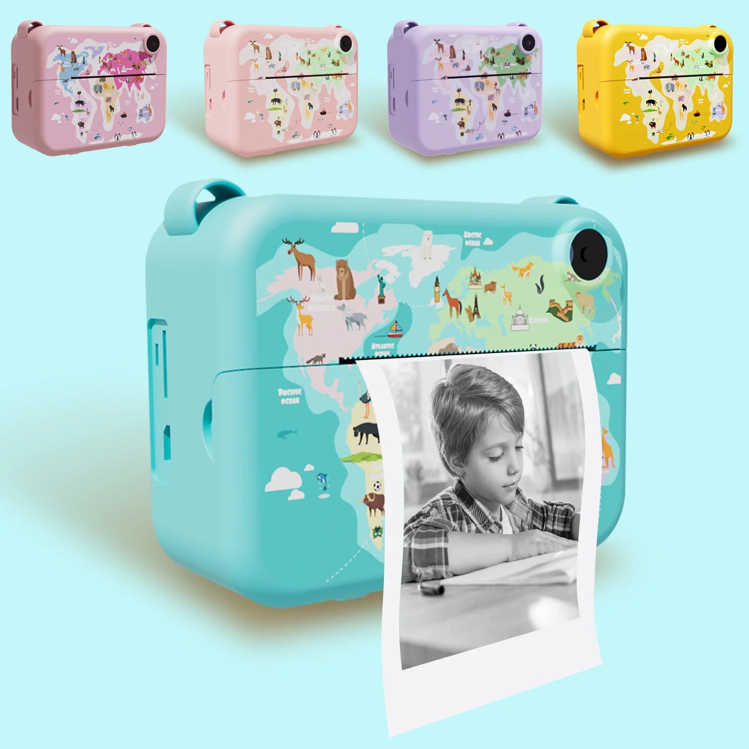 SnapFun Digital Kids Instant Printing Camera – Mini Thermal Printer for Kids' Photography beunik