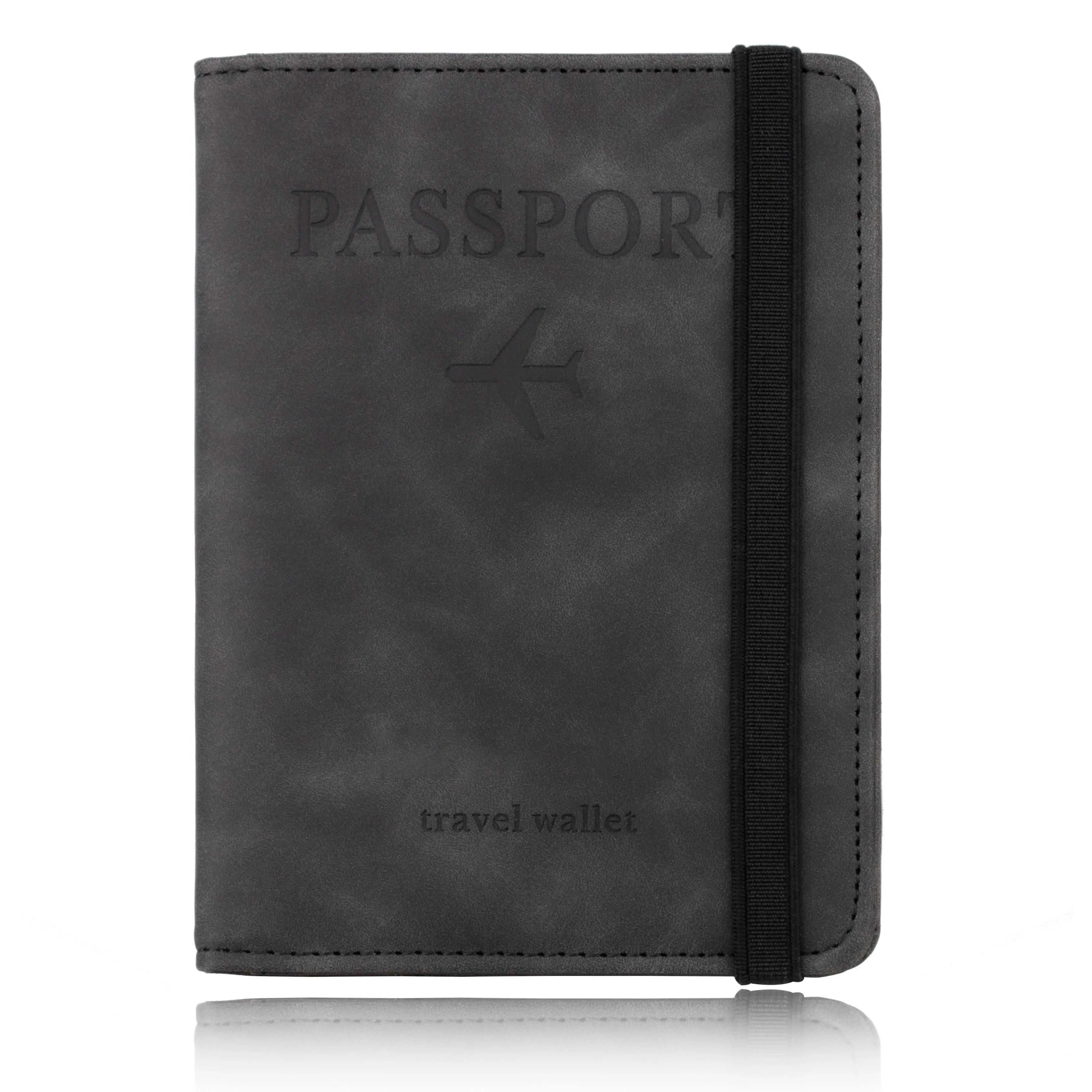 Passport Holder Cover Wallet RFID Blocking Leather Card Case Travel Accessories beunik