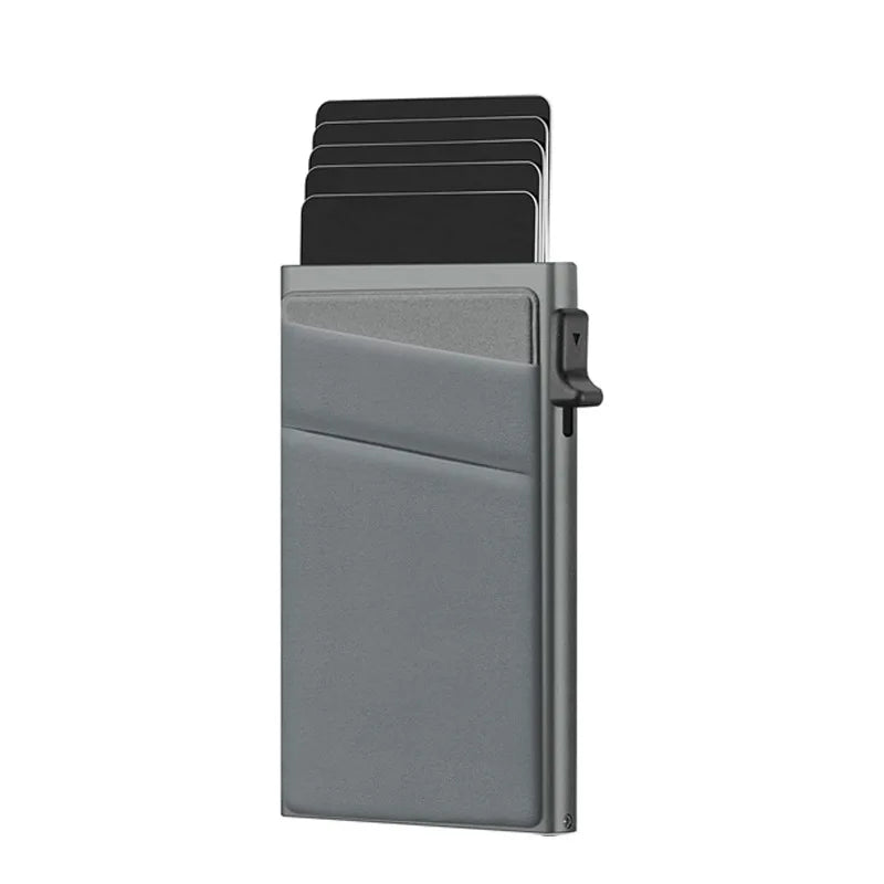 Anti-theft Travel Wallet RFID Protection Aluminum Metal Box Cardholder Case beunik
