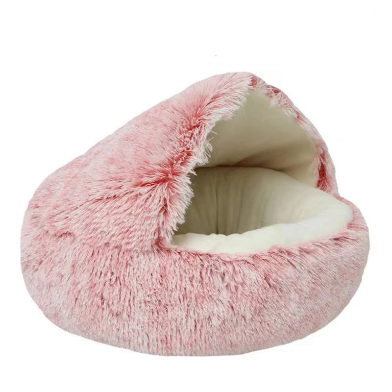 Warm Soft Plush Nest Pet Bed with Cover beunik