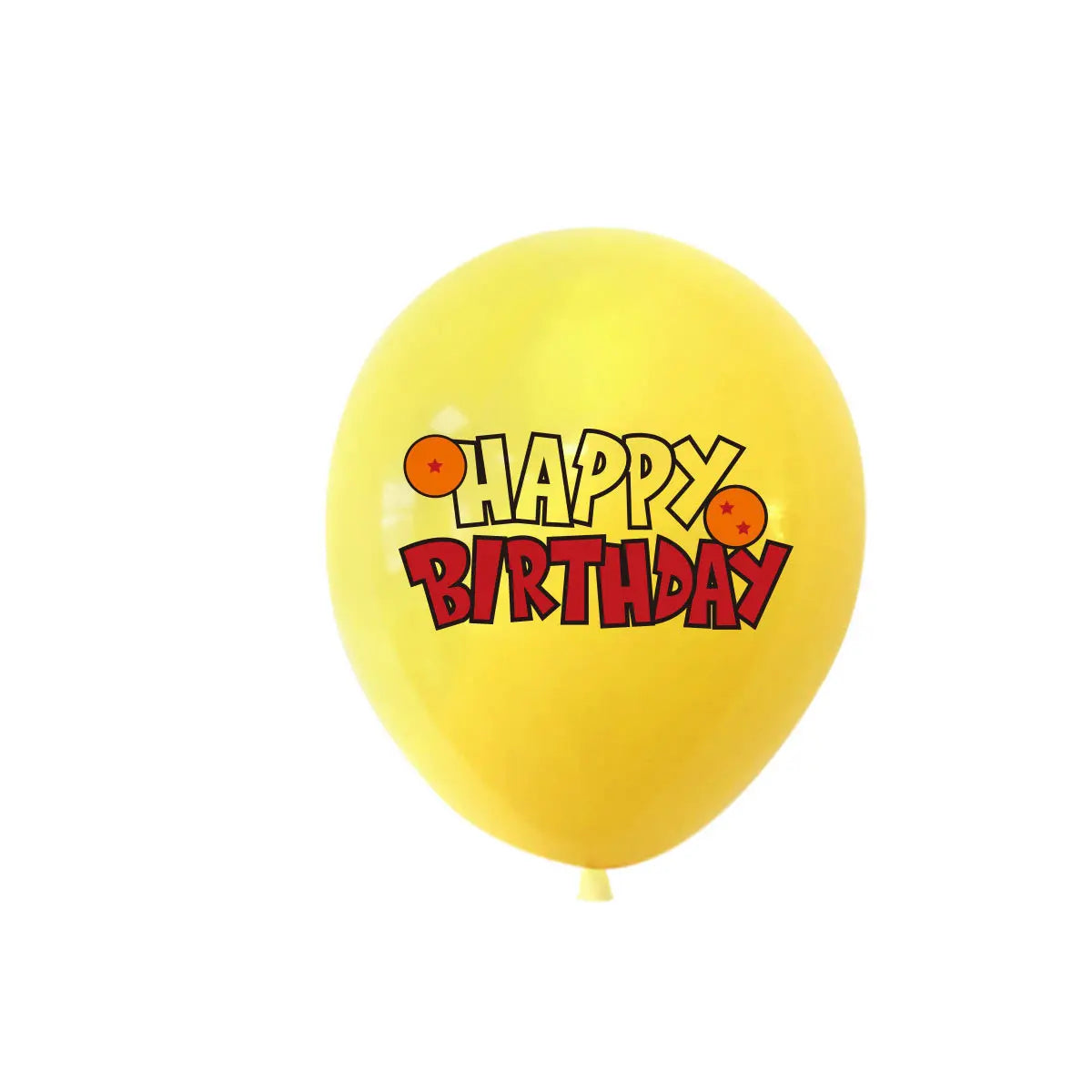 Dragon Ball Z Cake Topper and balloons