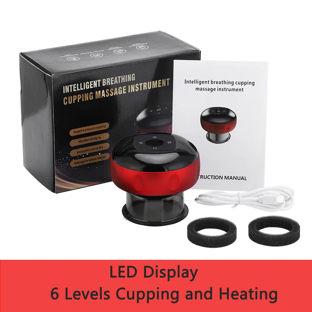 Smart Vacuum Cupping Massage Device Electric Heating USB beunik