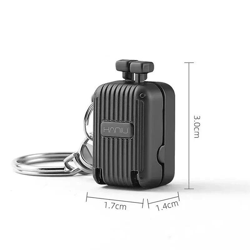 Luggage Keychain Foldable Nail Cutter Stainless Steel Nail Clippers beunik