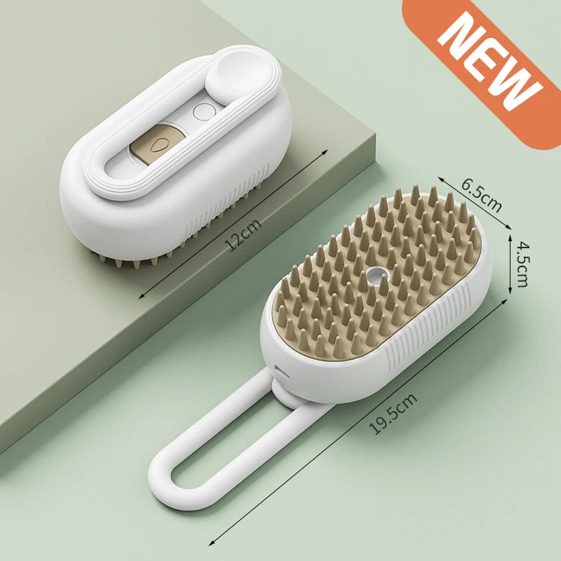 Pet Steam Brush Brush Comb Cat & Dog beunik