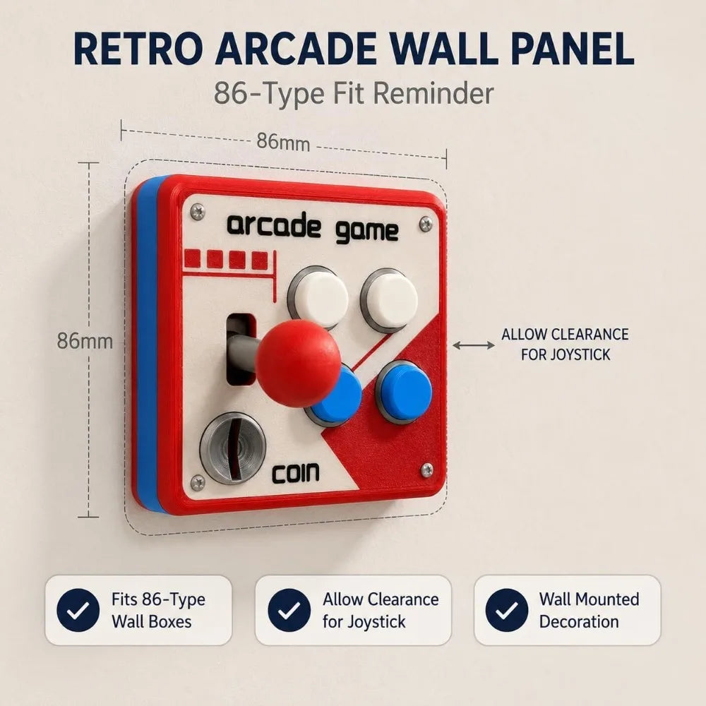 Retro Arcade Joystick Switch – Fine Motor Skills Development