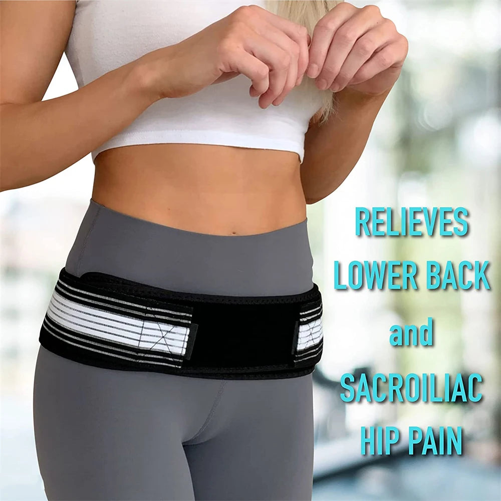 Sacroiliac SI Joint Hip Belt, Hip Braces for Hip Pain, Pelvic Support Belt,Sciatica Pelvis Lumbar Pain Relief,Lower Back Support beunik