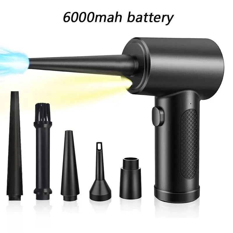 Compressed Air Duster Cordless Portable Rechargeable 50000 RPM