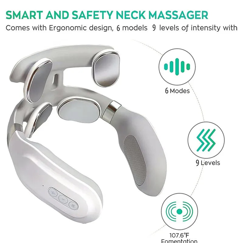 Head And Neck Massage Machine Haeating & Vibration