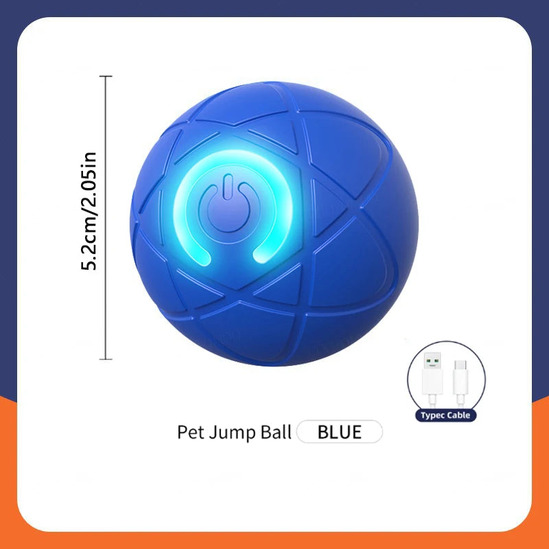 Smart Dog Toy Ball Electronic Interactive Pet Toy Moving Ball USB Automatic Moving Bouncing for Puppy Birthday Gift Cat Products beunik