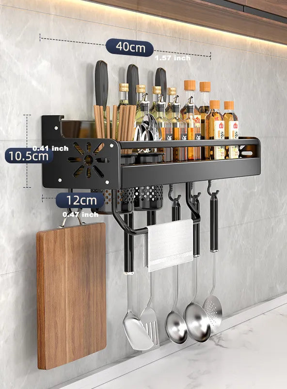 Kitchen Wall-mounted Organizer Shelf