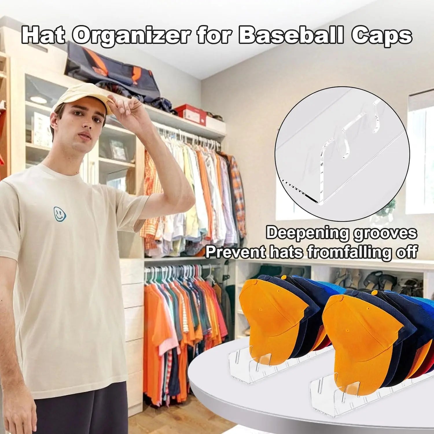 Acrylic Hat Organizer Hat Stand beunik