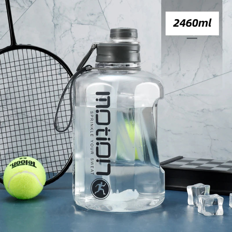 2 Litre Sports Water Bottle With Straw Large Capacity Fitness beunik