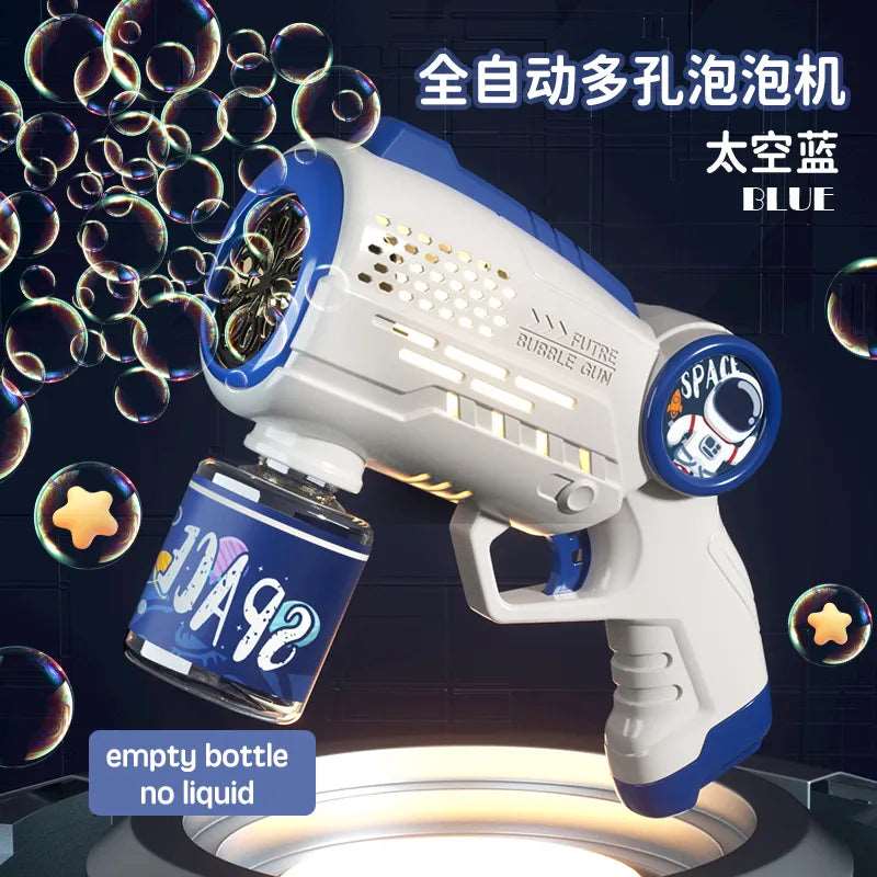 Astronaut Automatic Light Bubble Machine Gun