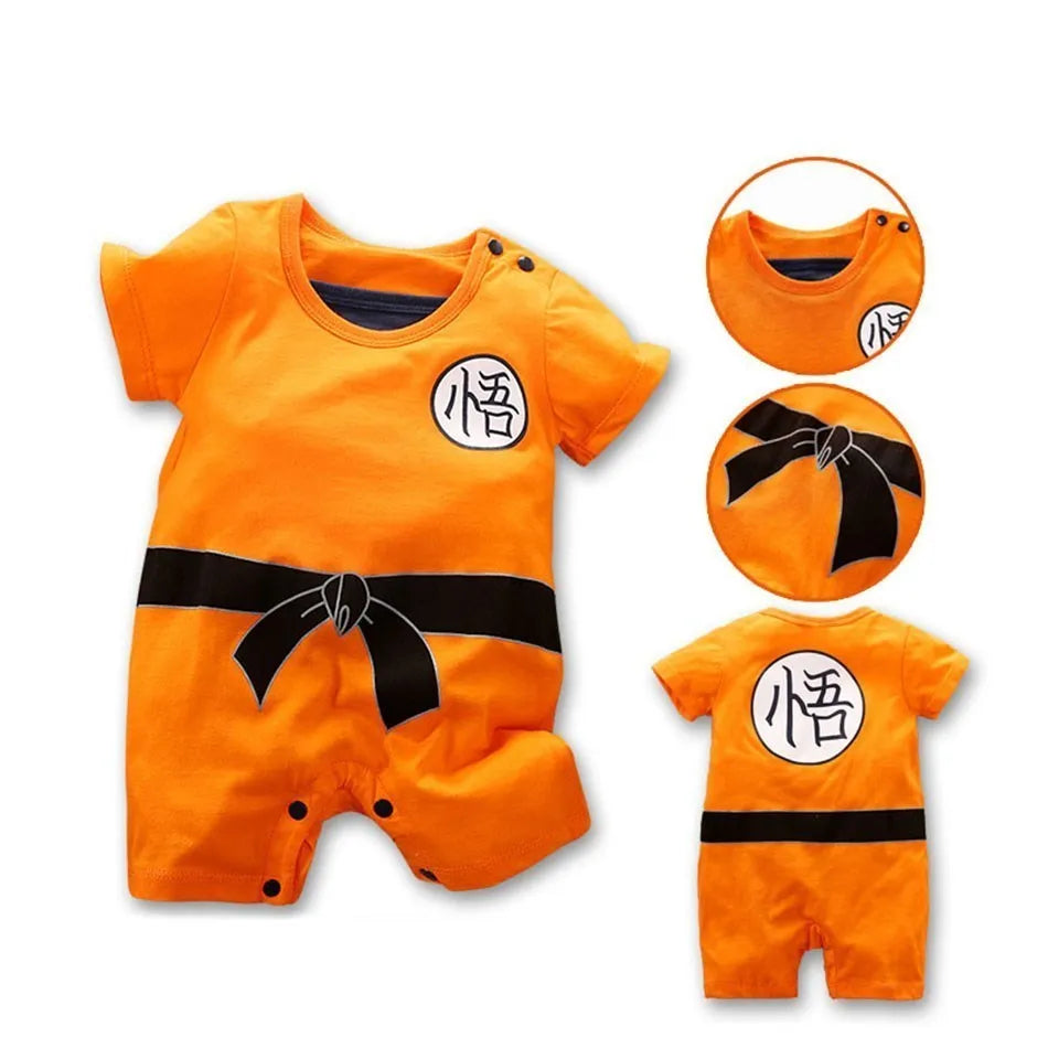 0-18 Months Anime Baby Rompers Newborn Cosplay Costume beunik