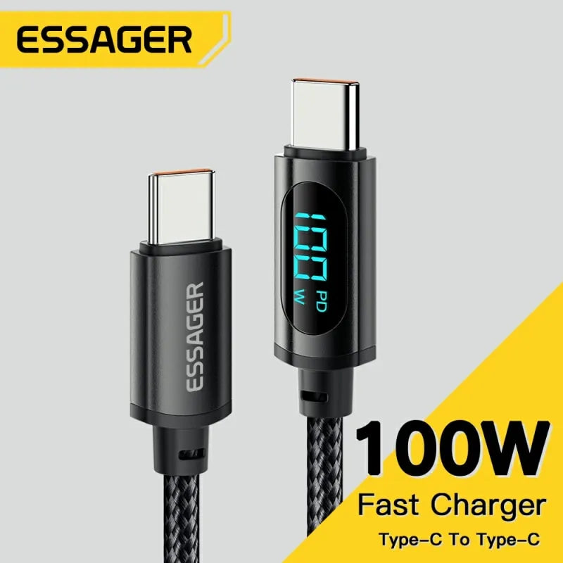 Type C to Type C Cable 100W PD Fast Charging Cable beunik