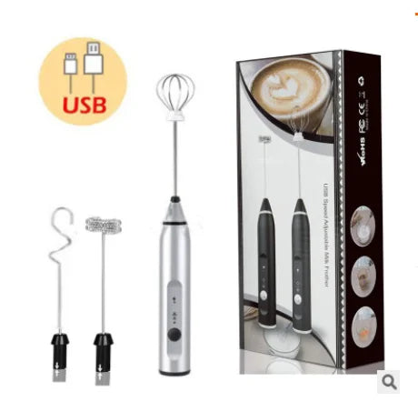 Wireless Milk Frothers Electric Handheld Blender With USB beunik