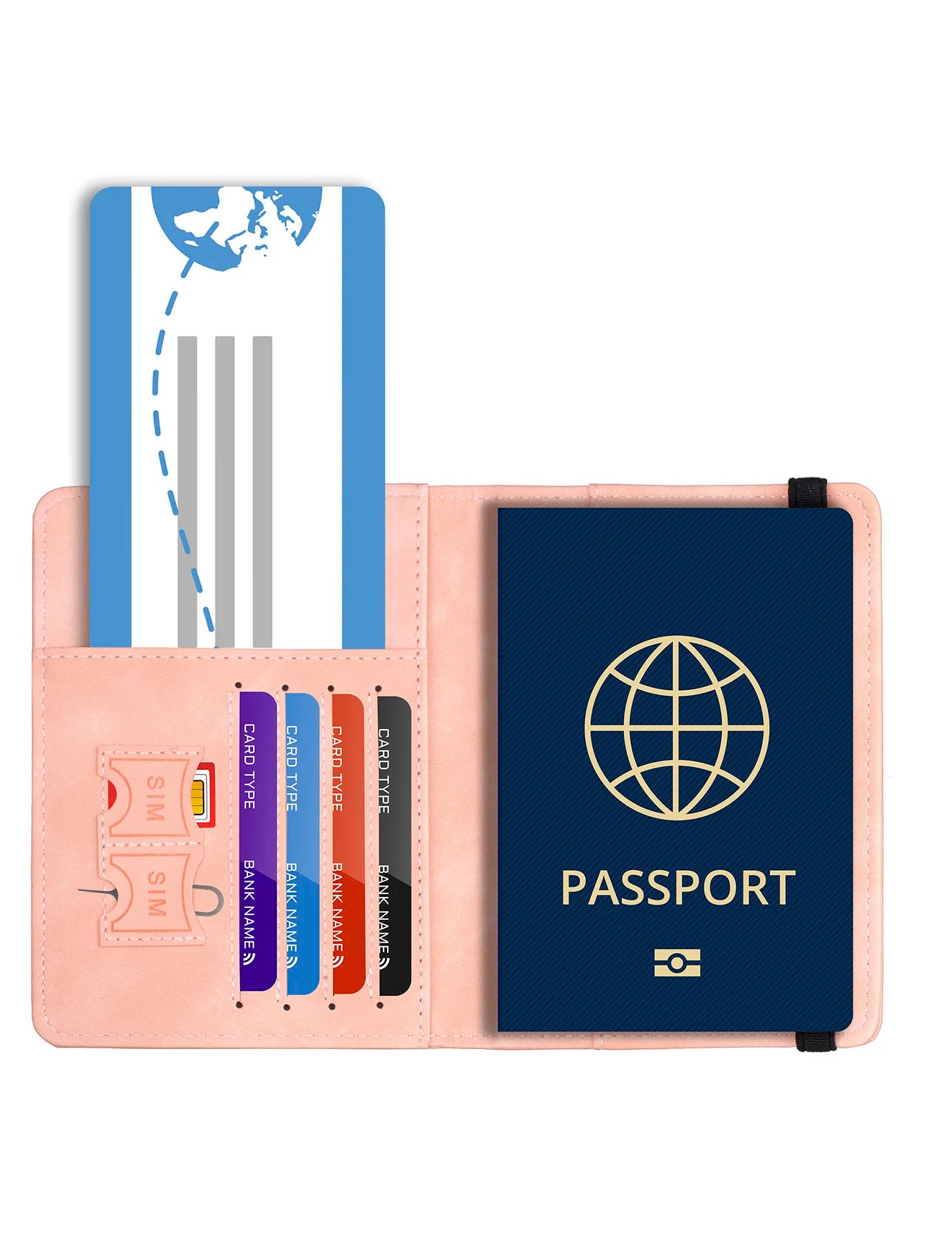 Passport Holder Cover Wallet RFID Blocking Leather Card Case Travel Accessories beunik