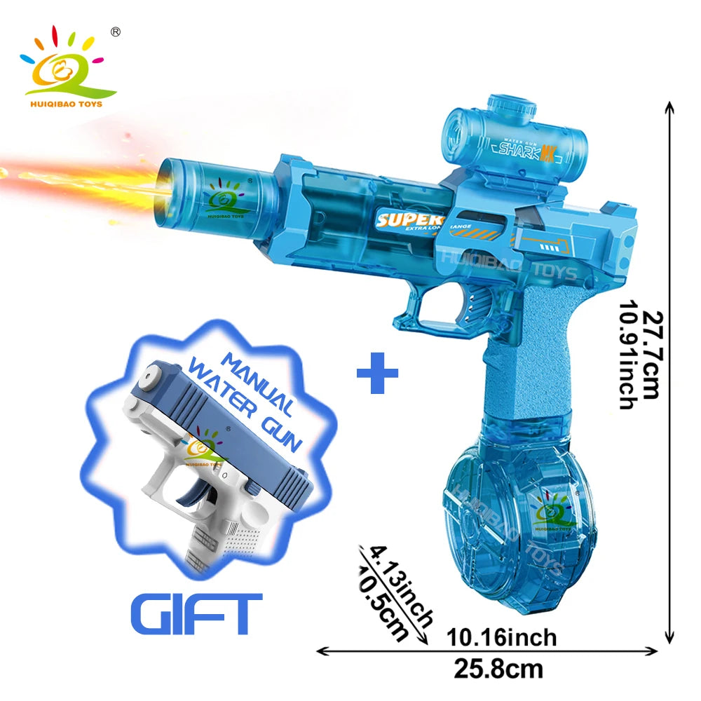 Electric Pulse Water Gun Simulated Sensor Light Fully Automatic beunik