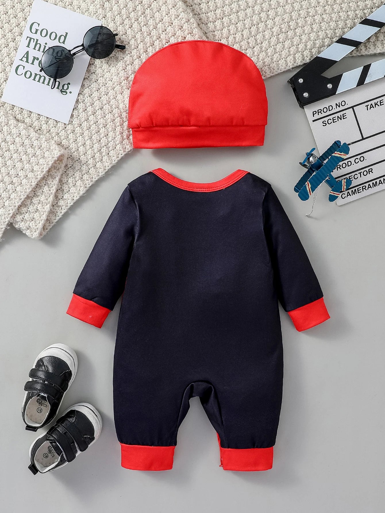 Spiderman Baby Jumpsuit Clothing (2 PC) beunik