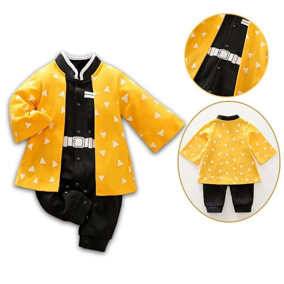 0-18 Months Anime Baby Rompers Newborn Cosplay Costume beunik