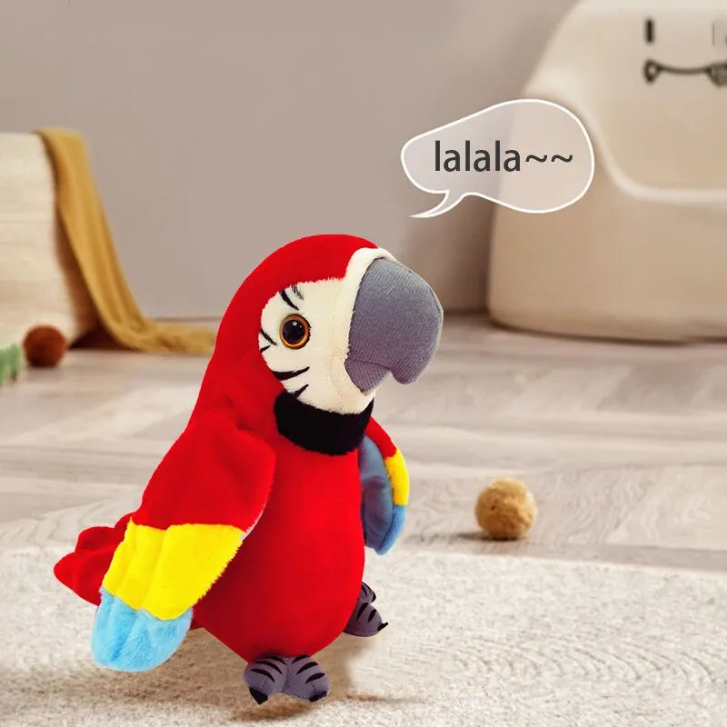 Colorful Chatty Parrot Interactive Recordable and Musical Toy