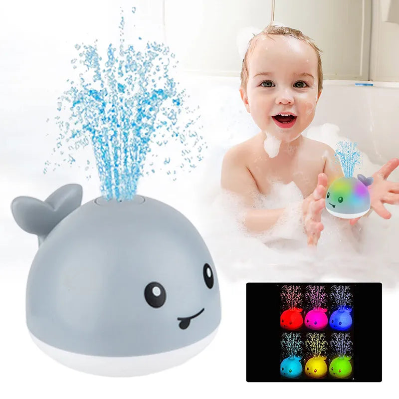 Whale Automatic Sprinkler Bathtub Toys