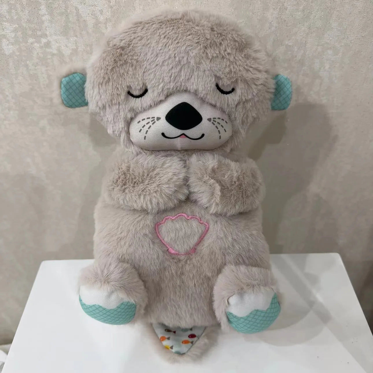 Baby Breathing Bear Baby Soothing Otter Plush Doll beunik