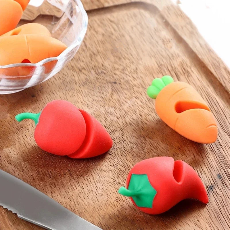 3/1Pcs Silicone Pot Lid Holder Carrot Shape Heat-resistant beunik