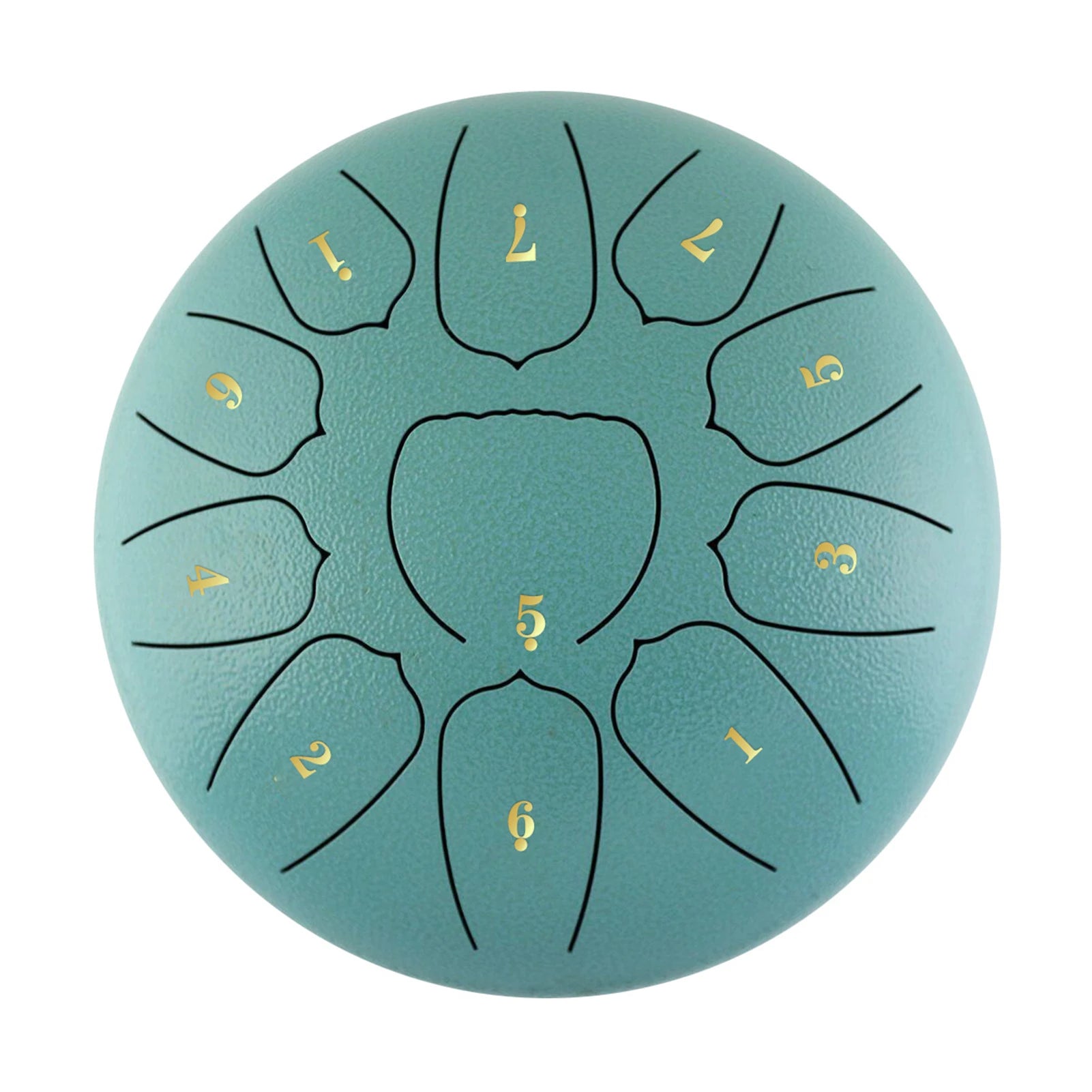 Steel Tongue Drum 11 Notes Handpan Drum with Drum Mallet Finger Picks Percussion for Meditation Yoga beunik