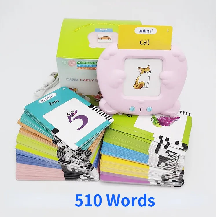 Talking Flash Cards Early Educational Toys Early Childhood Learning beunik