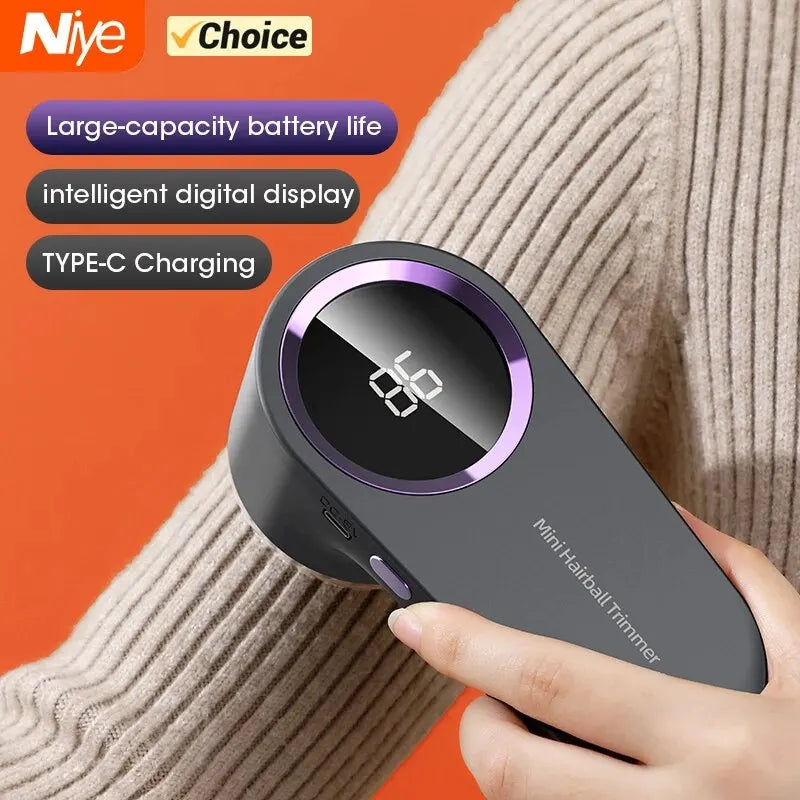 LED Digital Lint Remover for Clothing USB Rechargeable beunik