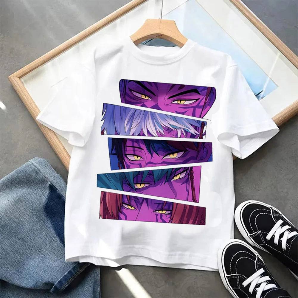 Kpop Demon Hunters Children's Clothing Short Sleeve T-shirt beunik