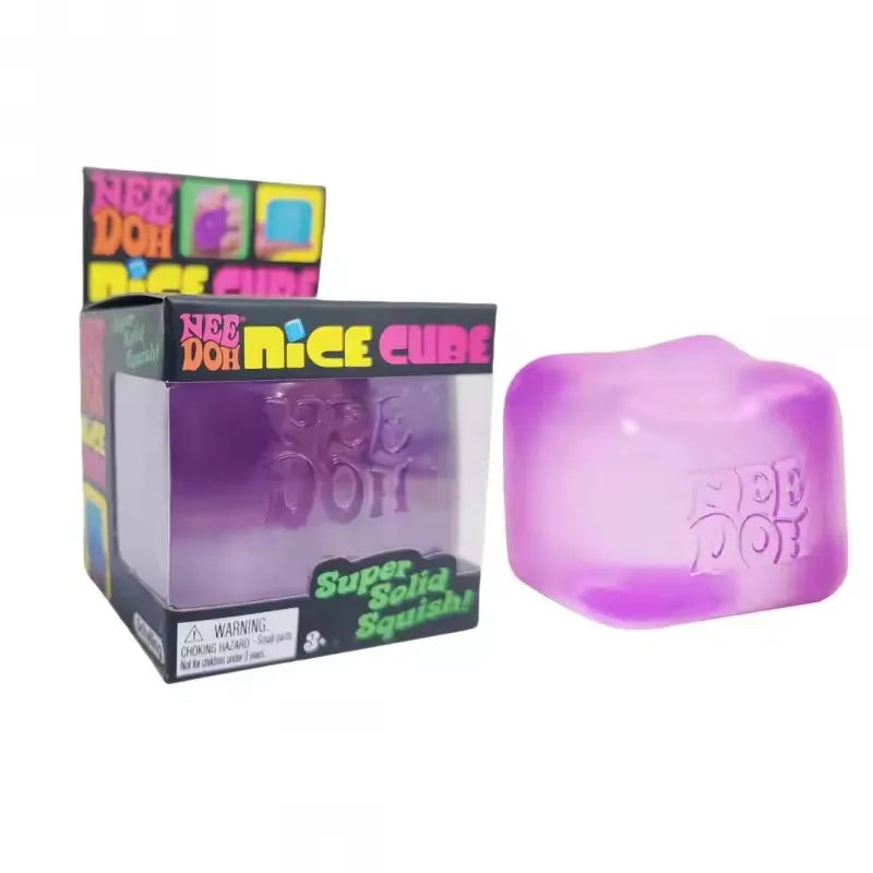 Nee Doh Jellyfish & Cube Squish Stress Toy beunik