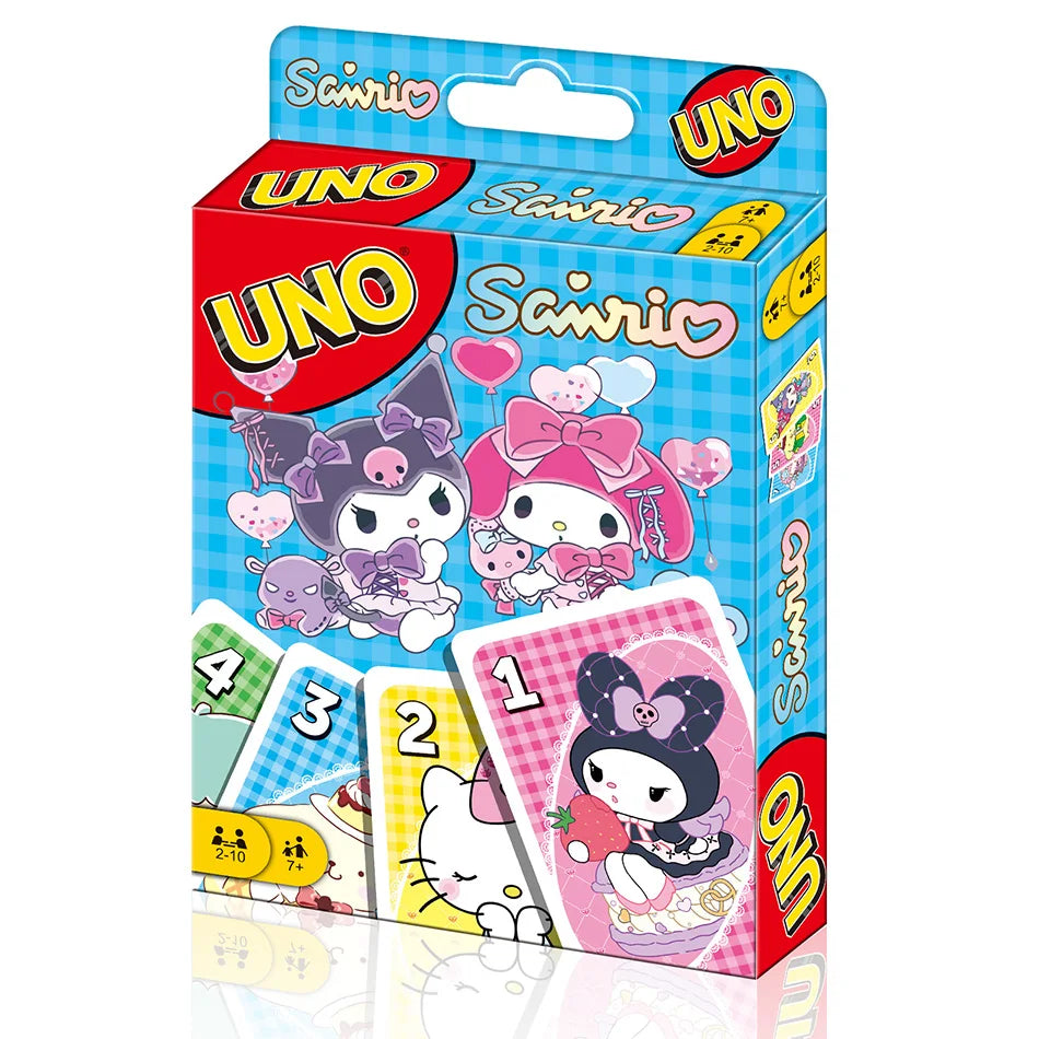 UNO FLIP! Pokemon  minecraft paw star wars mario harry potter minions barbie avengers one piece Board Game Anime Cartoon beunik