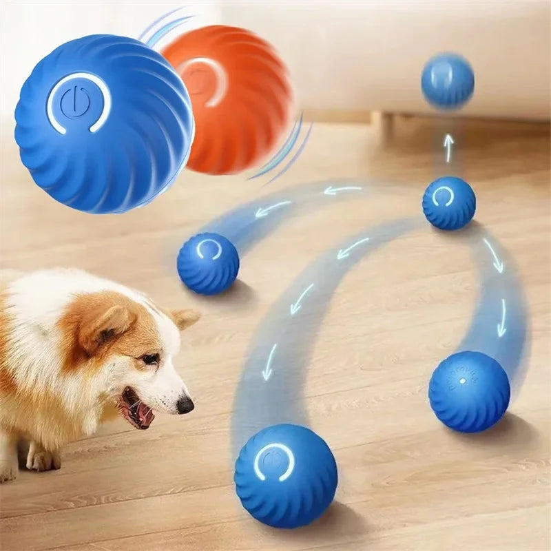 Smart Dog Toy Ball Electronic Interactive Pet Toy Moving Ball USB Automatic Moving Bouncing for Puppy Birthday Gift Cat Products beunik