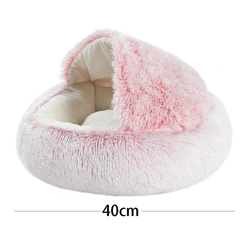 Warm Soft Plush Nest Pet Bed with Cover beunik