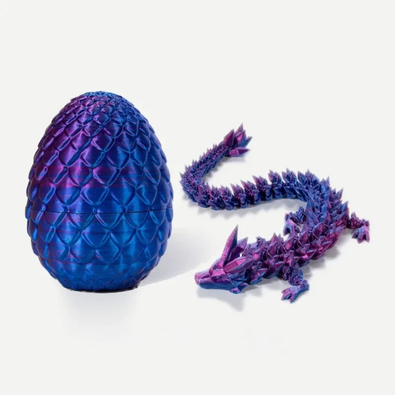 Shiny reticulated dragon with egg beunik