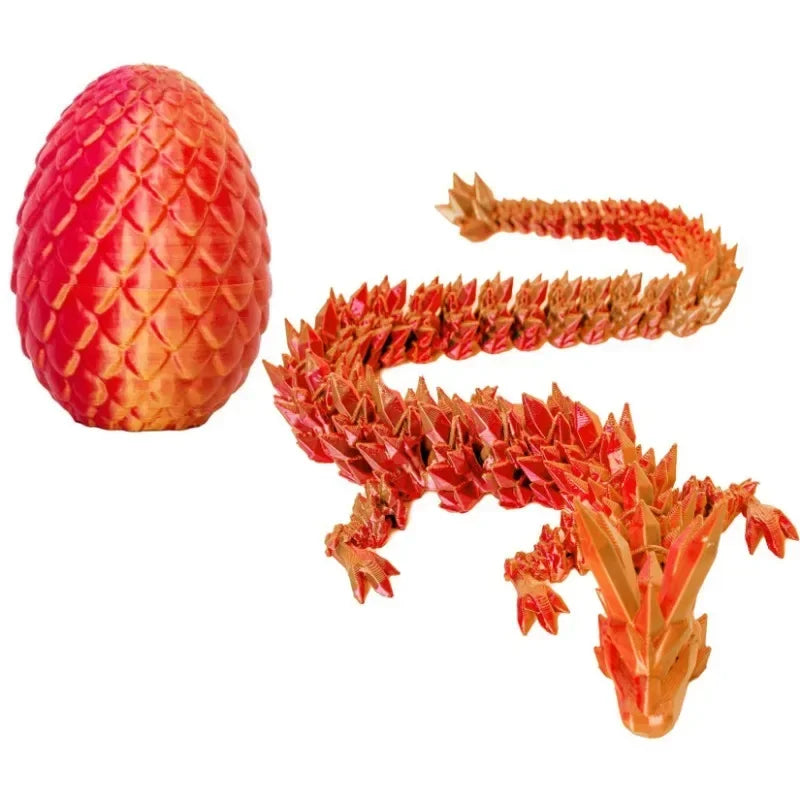 Shiny reticulated dragon with egg beunik