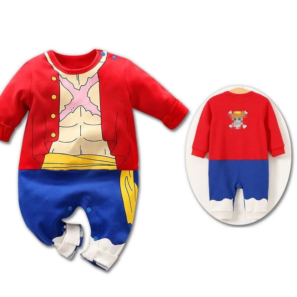 0-18 Months Anime Baby Rompers Newborn Cosplay Costume beunik