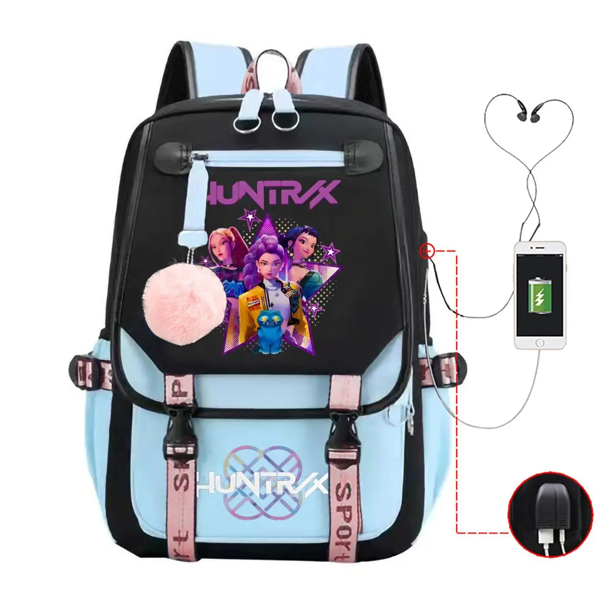 School Backpack for Students KPop Demon Hunters beunik