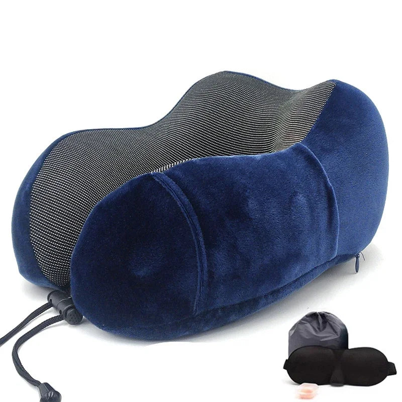 U-Shape Travel Pillow Pure Memory Foam Neck Pillow beunik