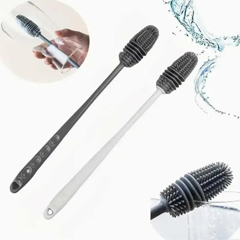 Long Handle Silicone Bottle Brush Cleaning Brush beunik