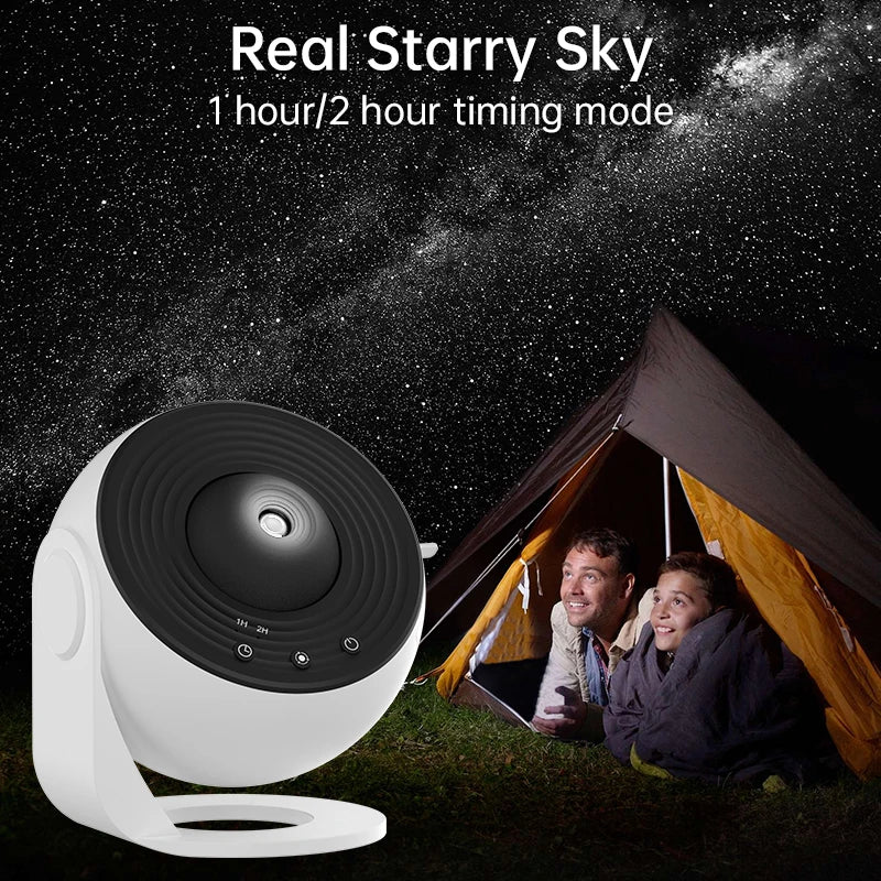 Night Light Galaxy Projector Starry Sky Projector 360° Rotate Planetarium Lamp For Kids beunik