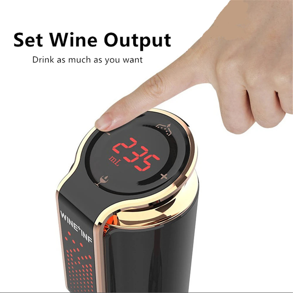 Automatic Wine Decanter Electric Wine Aerator Wine Dispenser USB Charging beunik