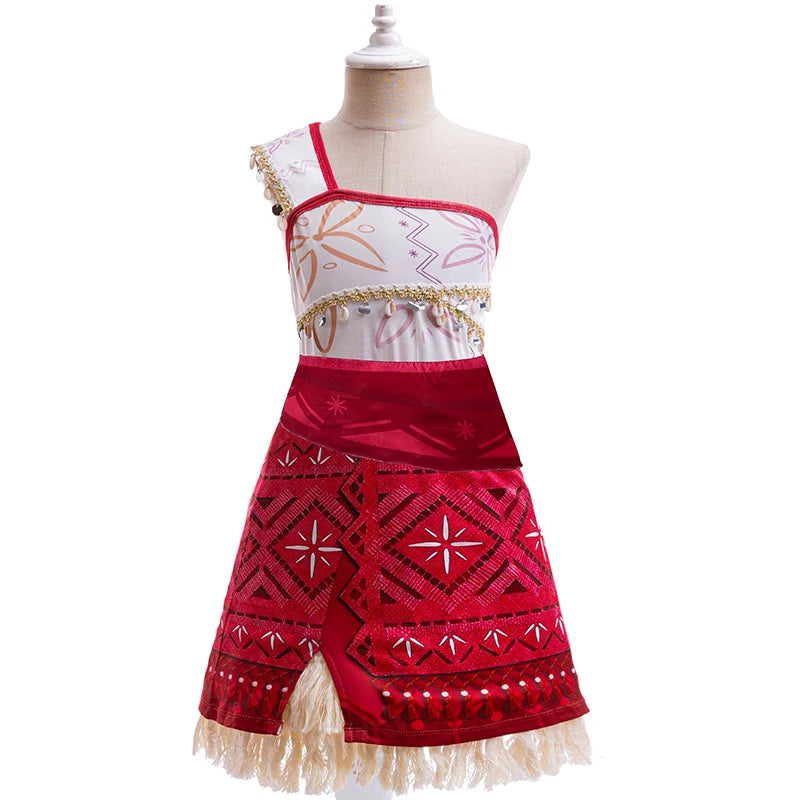 Moana role-playing clothing Princess Dress Cosplay Set beunik