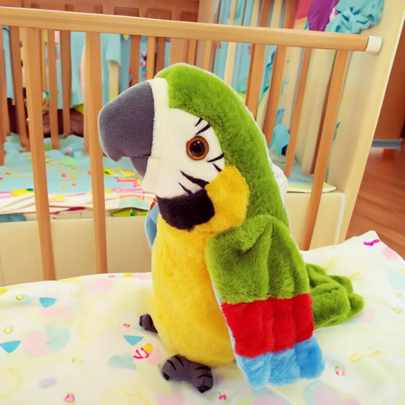 Colorful Chatty Parrot Interactive Recordable and Musical Toy