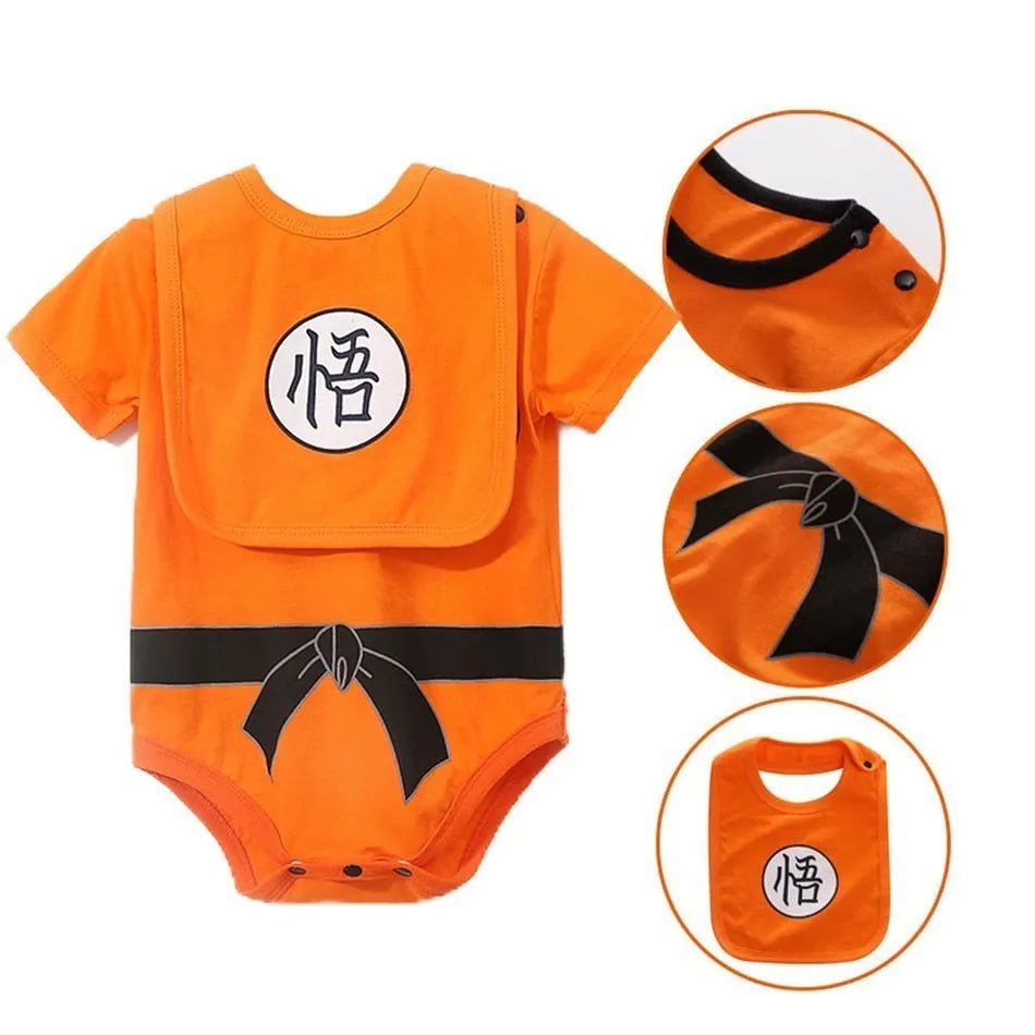 0-18 Months Anime Baby Rompers Newborn Cosplay Costume beunik