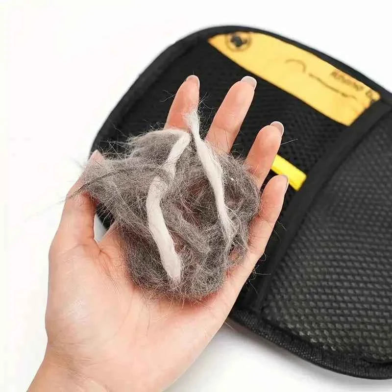 Reusable Pet Hair Remover Lint Brush Static Removal Glove (2 Pack)